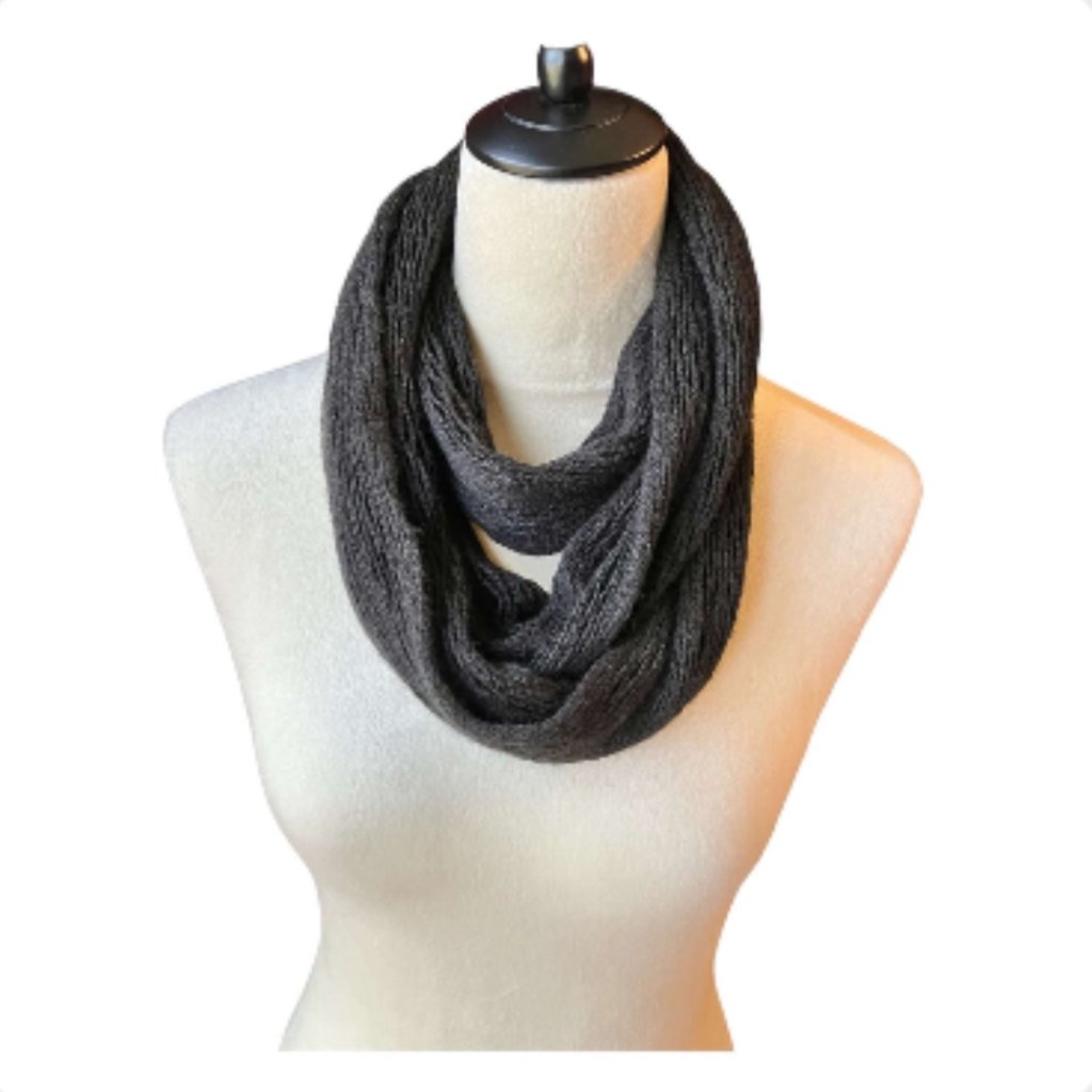 Black Infinity Scarf 6834